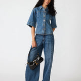 Savy Denim Top