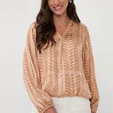 Rust blouse