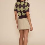 Quinn Argyle Knit
