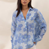 Libby shirt | azure