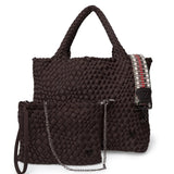 London woven tote