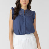 Chase top | Denim blue