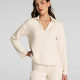 SPANX | Long Sleeve Polo Top