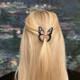 Hand painted Mini Monarch Butterfly Hair clip
