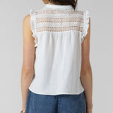 Chase top | white