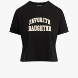Cropped collegiate tee