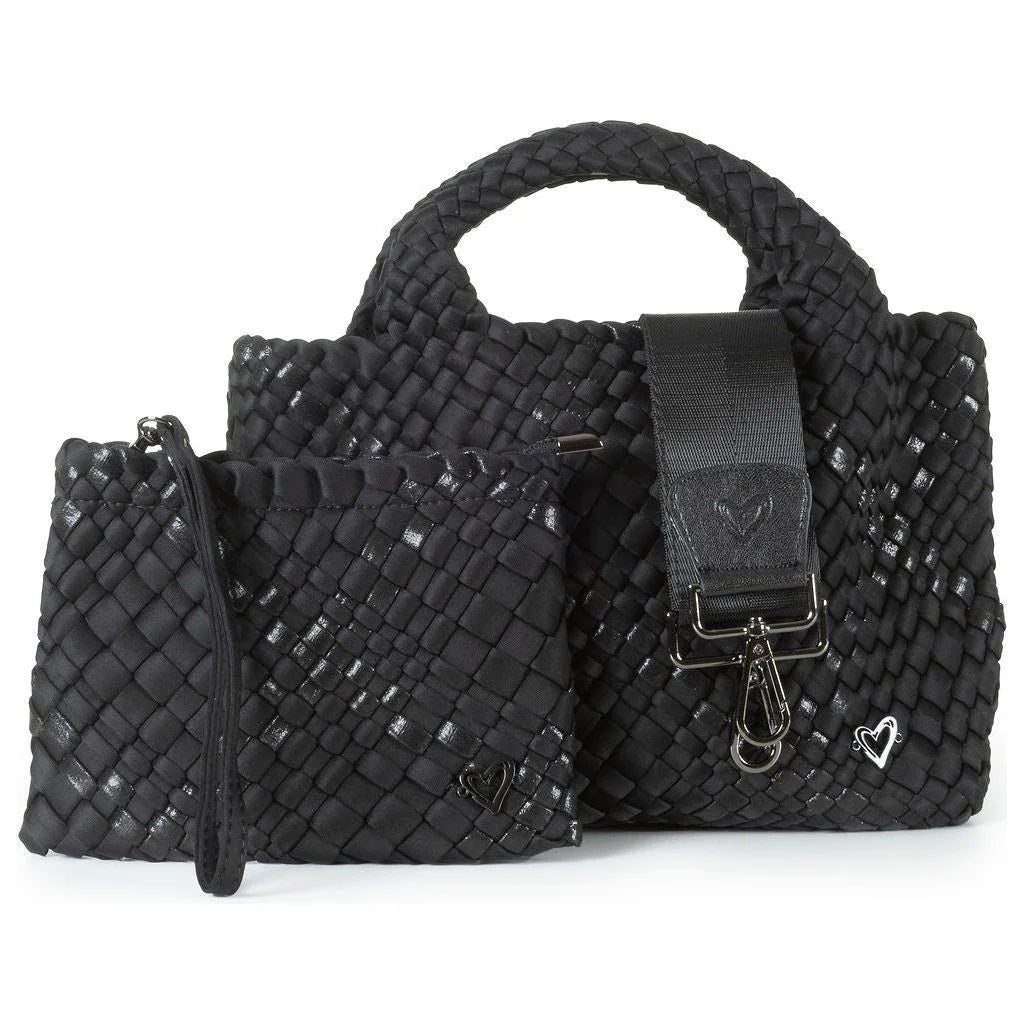 Brandon small woven tote