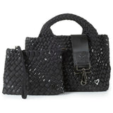 Brandon small woven tote