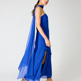 Azure coast scarf dress