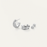Mini Lennon hoop earrings