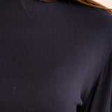 Second mock neck | navy
