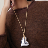 Mega Heart on a string necklace | Jenny bird
