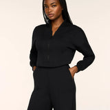 Air essentials shawl jumpsuit