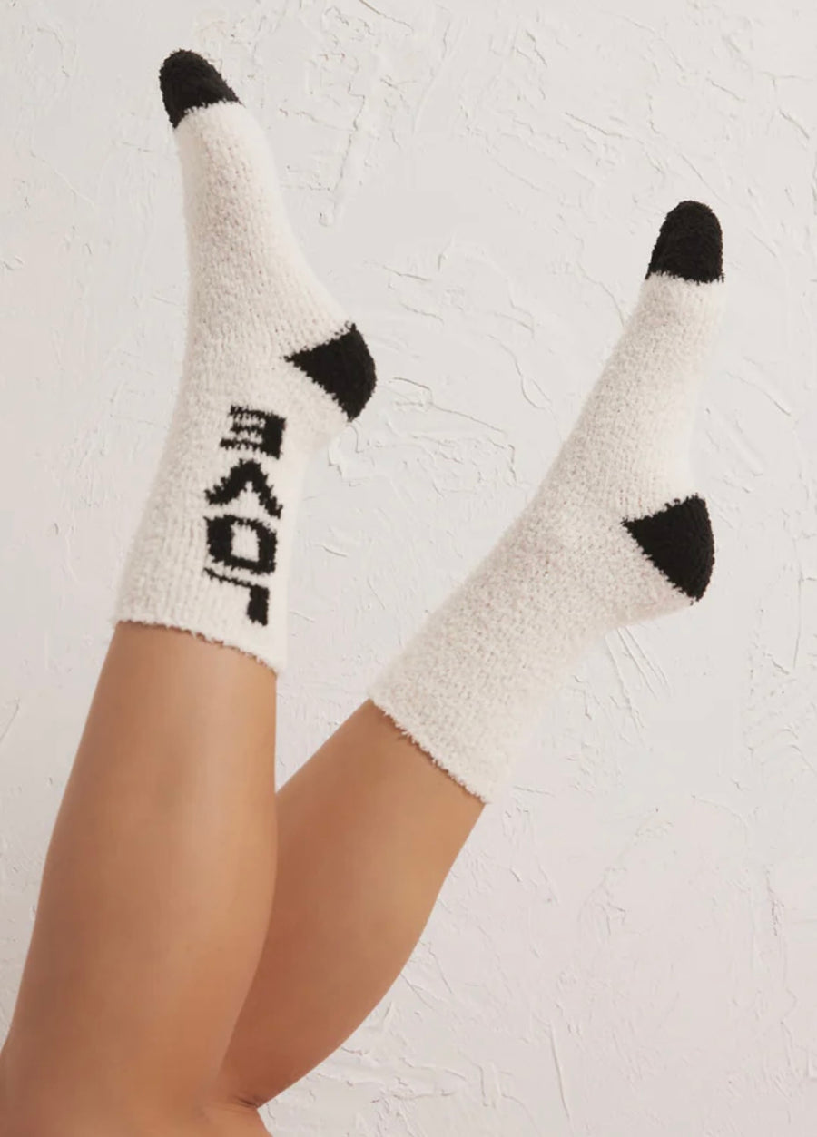 Love you plush socks | 2 pack