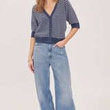 Hildi cardigan | navy stripe
