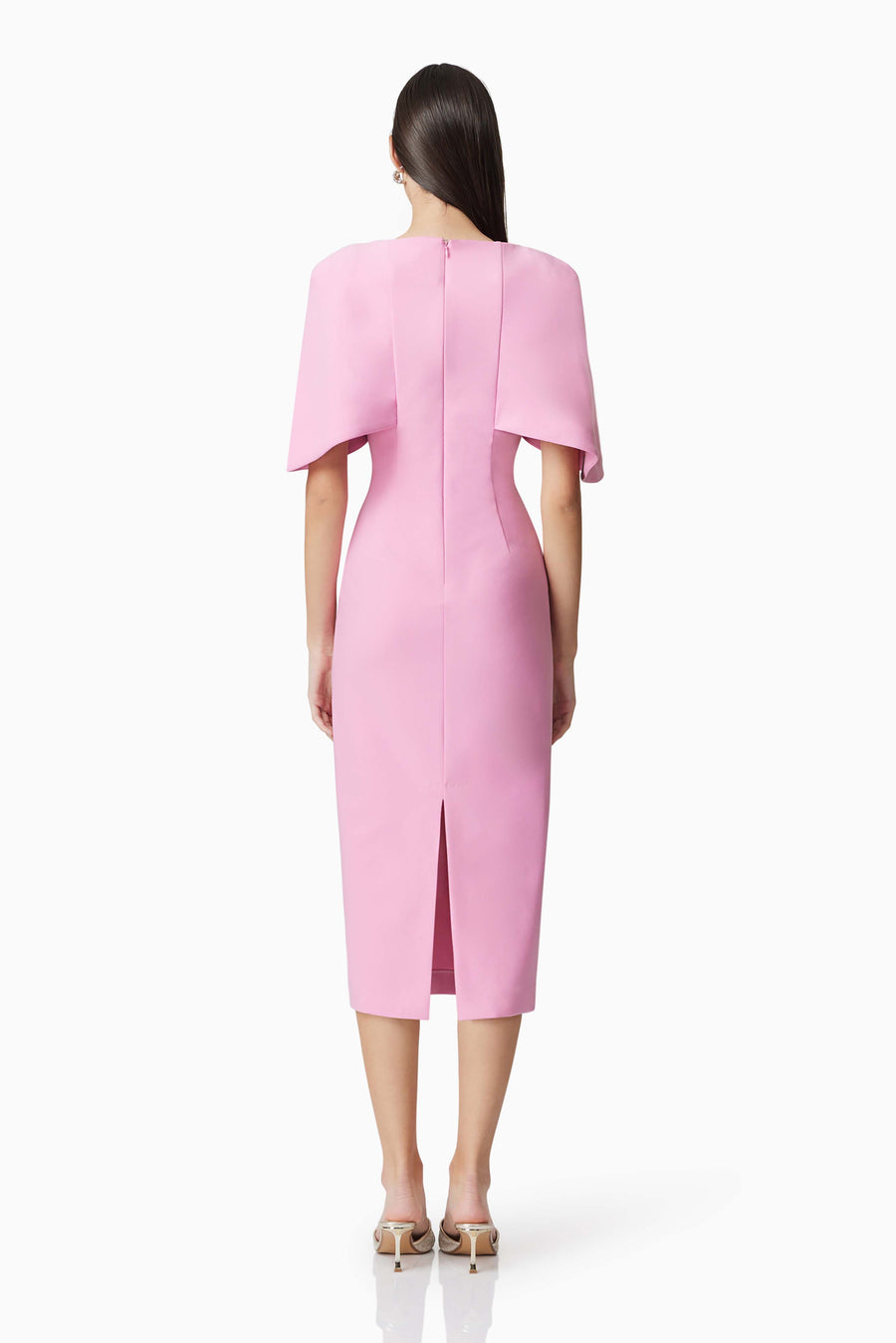 Gia cape midi dress