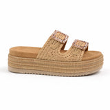 Marigold Raffia Sandals