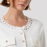 Cream cardi jacket