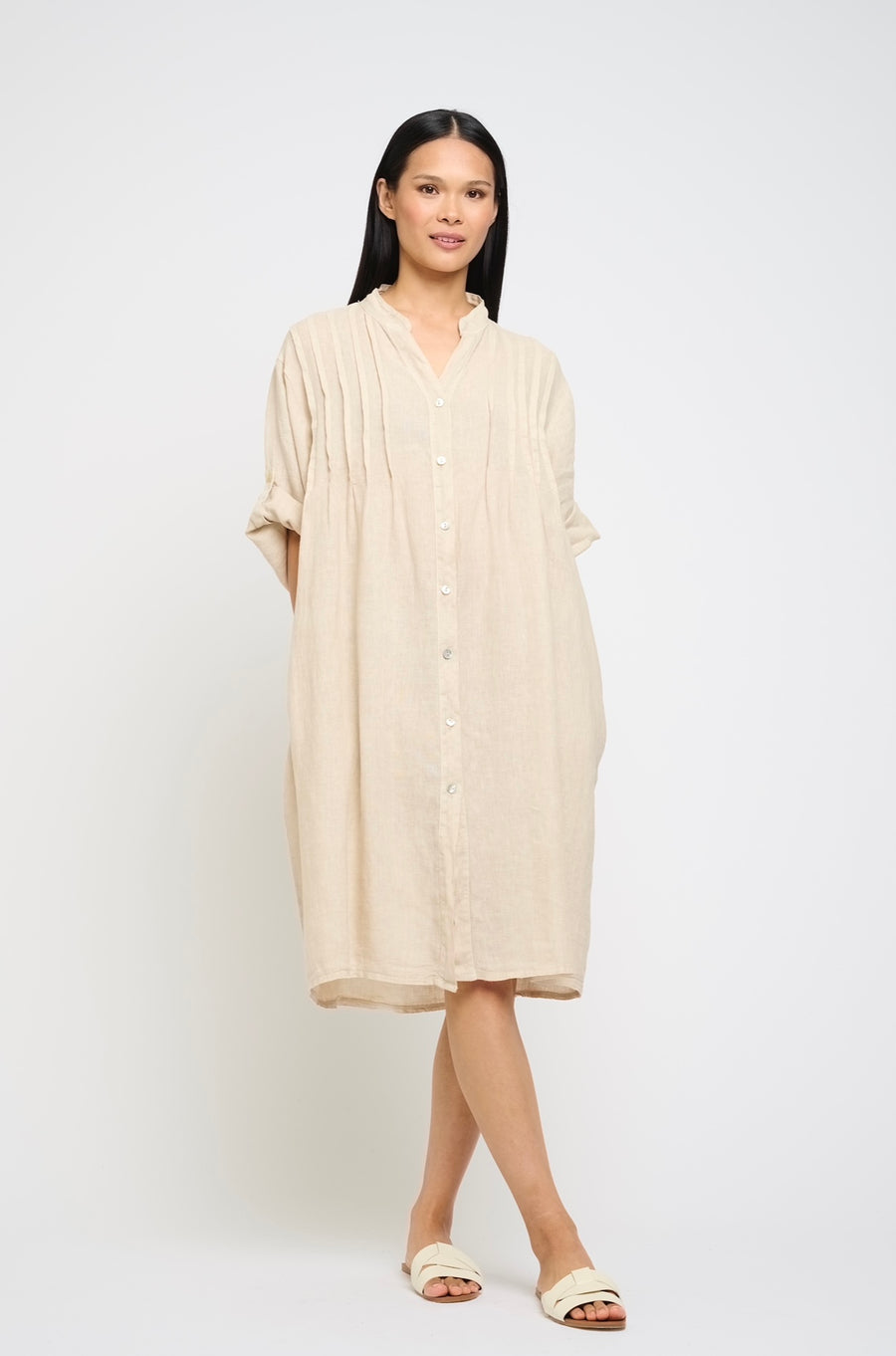 Beach linen dress