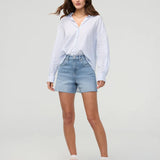 Performance Denim High relaxed short