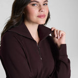 Air essential Half zip | Truffle