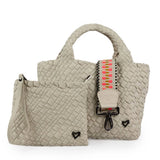 Brandon small woven tote
