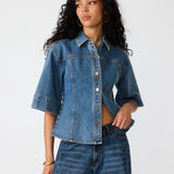 Savy Denim Top