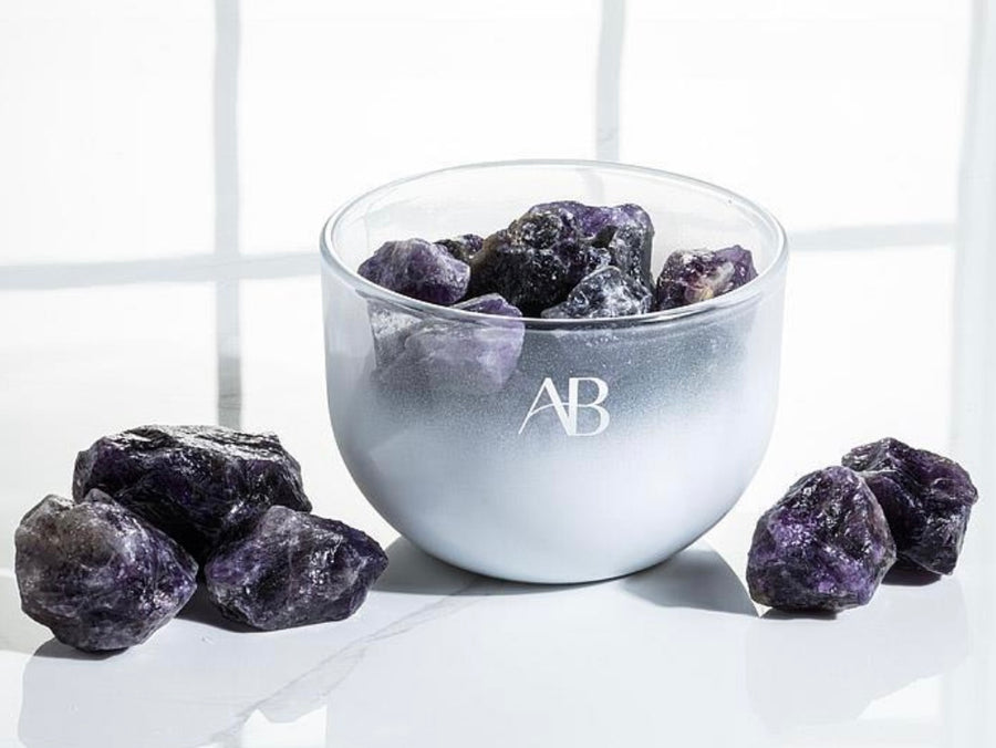 Crystal fragrance bowl | Amethyst