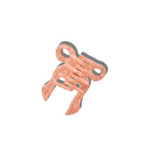 Hand painted Coquette Bow clip