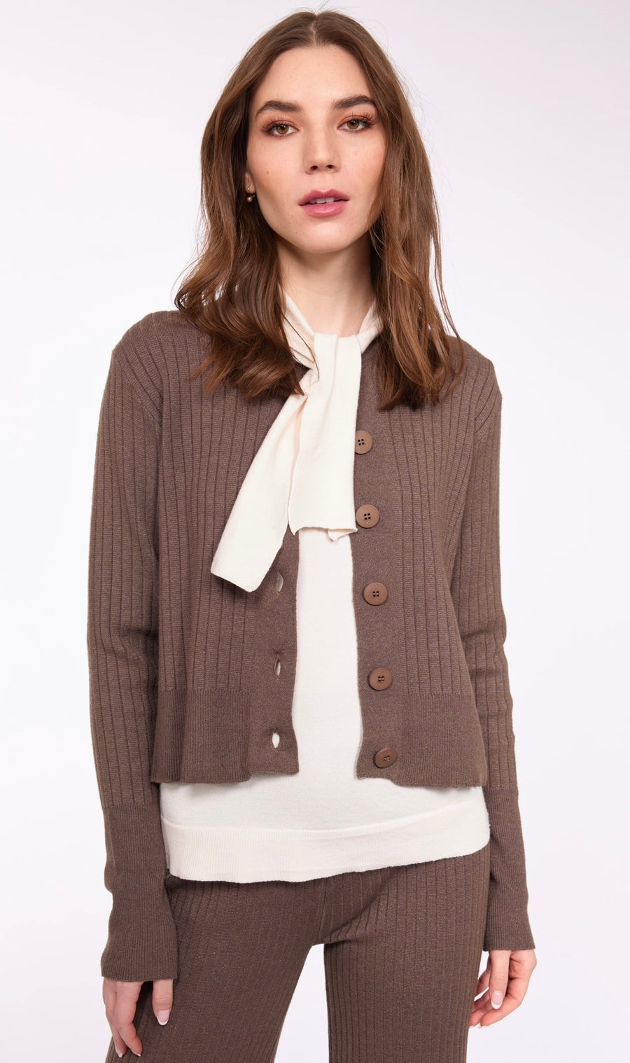 Toasty In Taupe Cardigan
