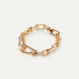 Padlock heart bracelet