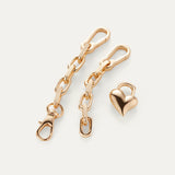 Padlock heart bracelet