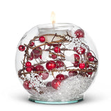 Berry snow ball votive