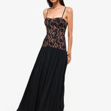 Corsica lace corset gown