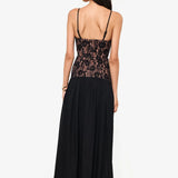 Corsica lace corset gown