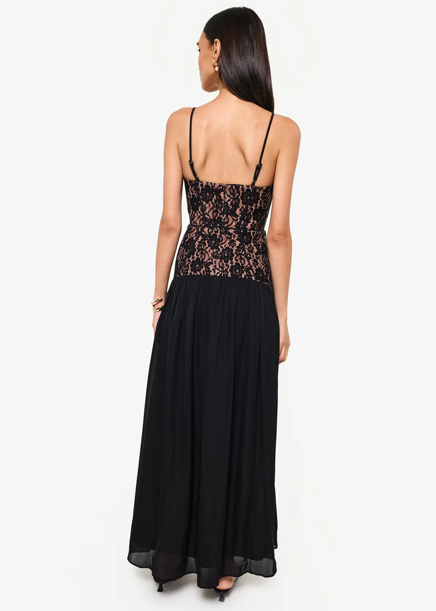 Corsica lace corset gown