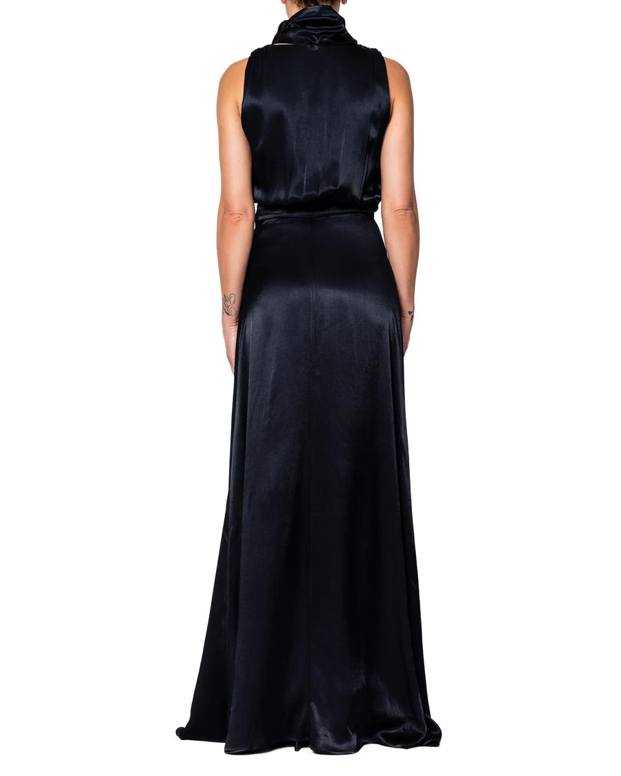 Deep gown