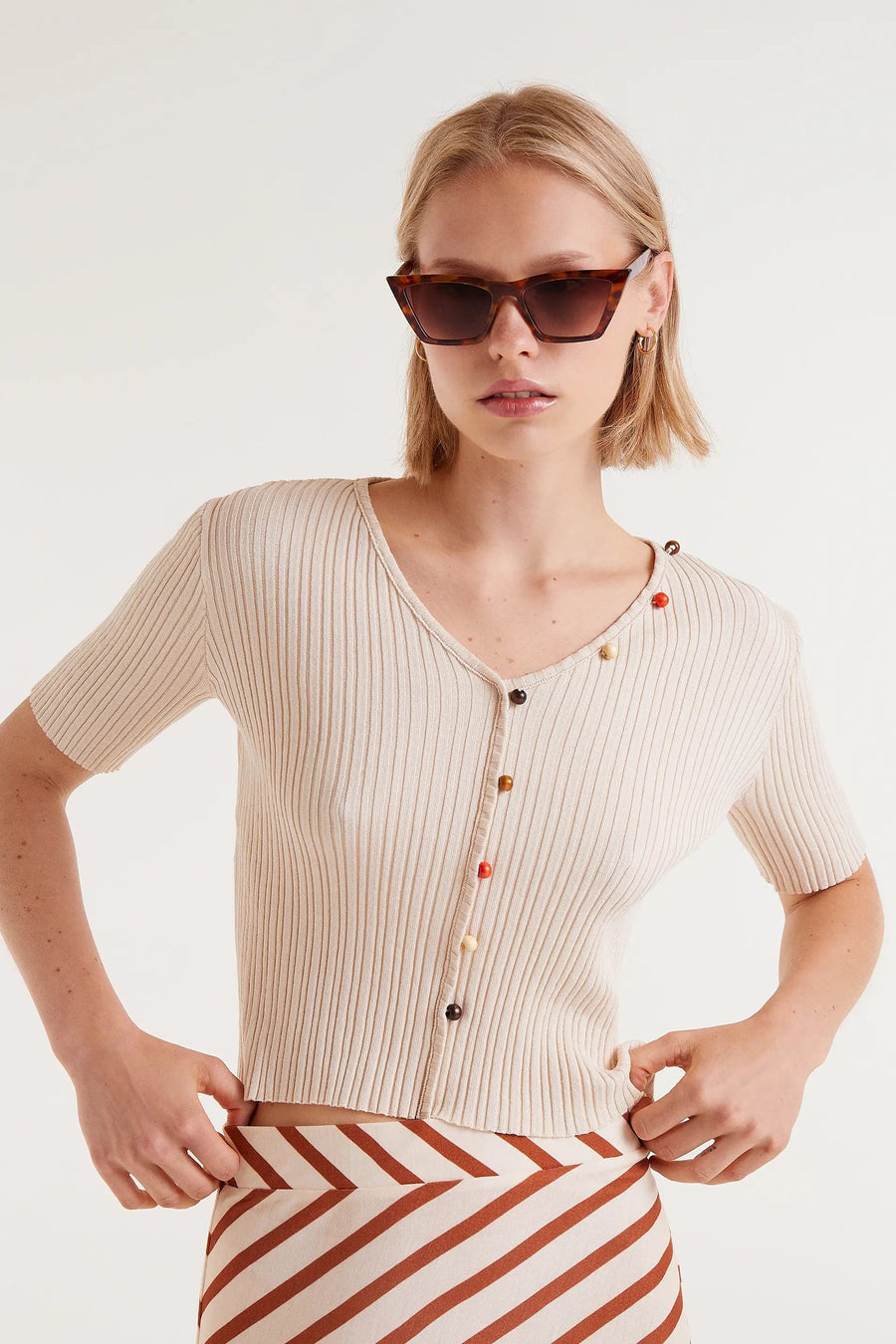Costa knit top