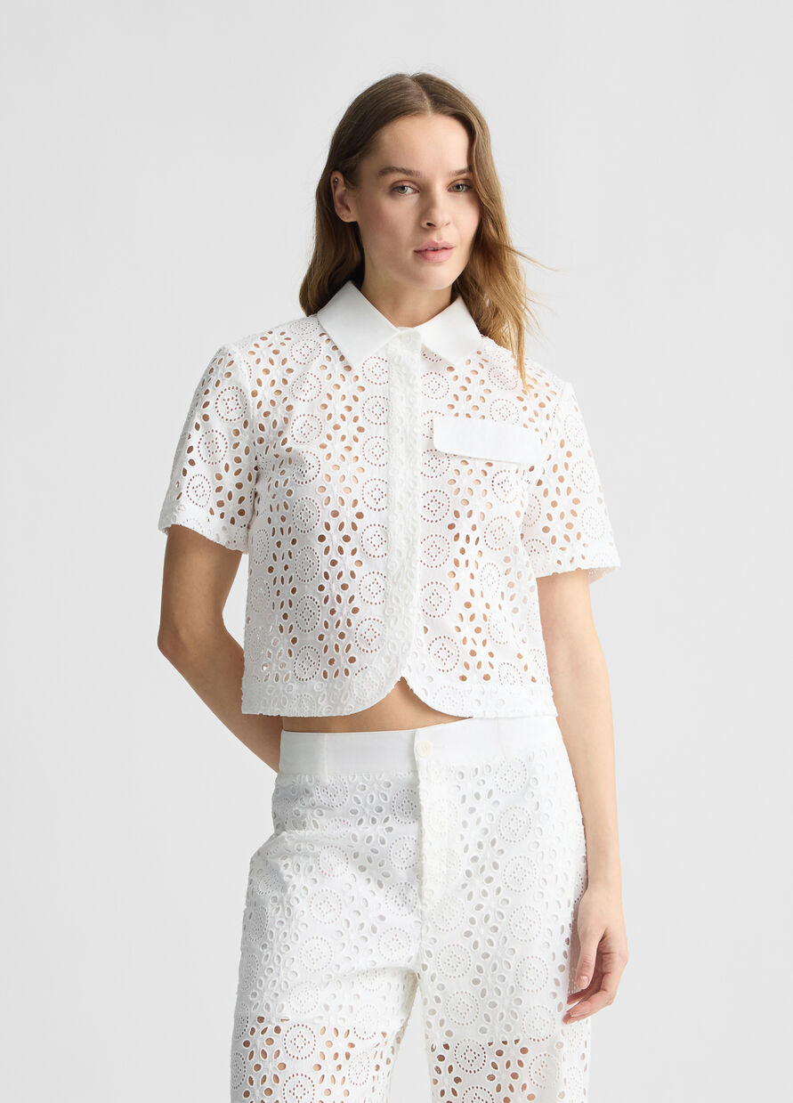 Natalie Cropped Shirt